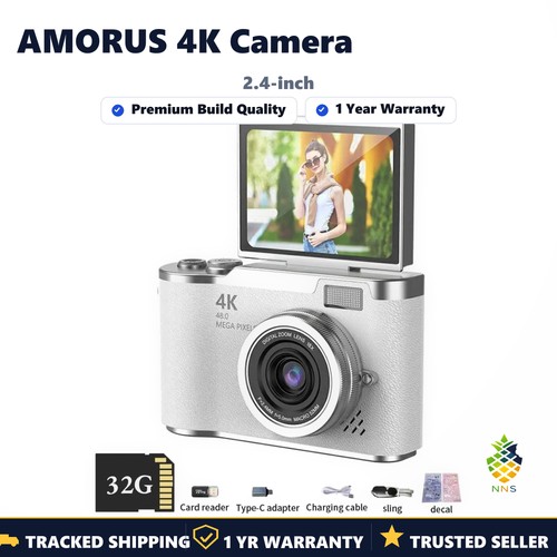 Amorus fotocamera digitale - 4k,