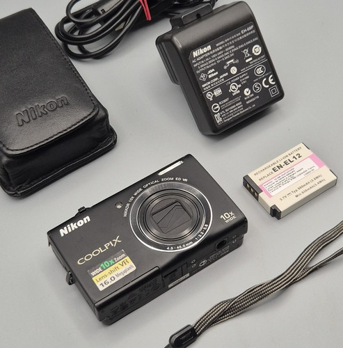Nikon coolpix s6200 - nikon, black