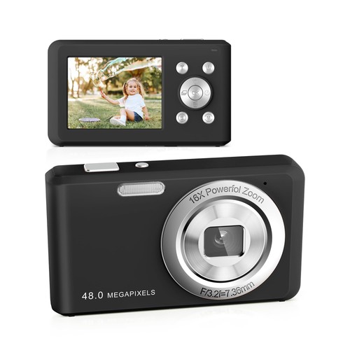 Fotocamera digitale 1080p - fotocamera, digitale,